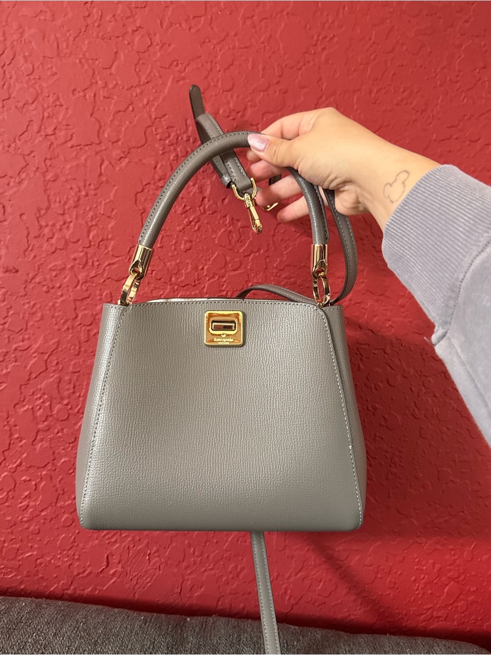 Kate Spade New York Phoebe Small Top Handle Bag Leather Satchel